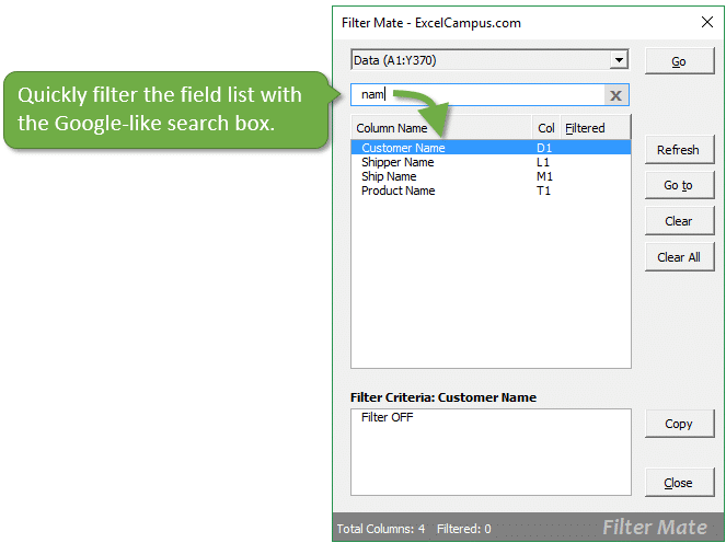 filter-field-list-with-search-box-filter-mate-for-excel