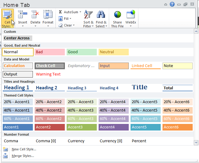 use shortcut to fill color for a cell in excel mac