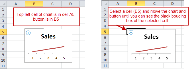 Move Chart and Zoom Button - Top Left Corner Intersects Same Cell