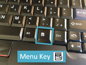 Windows Context Menu Key Keyboard