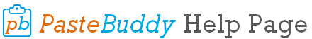 Paste Buddy Help Page Logo