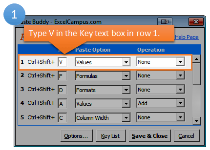 Paste Buddy Setup Step 1 - Key