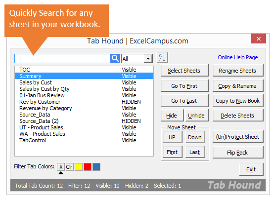 Tab Hound Window v1 - Search Feature