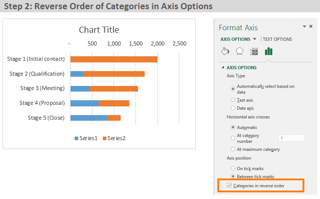 Excel 2016 Pyramid Chart