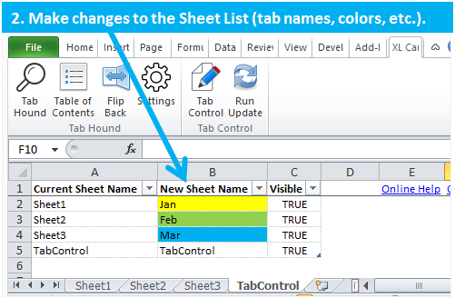 Organize And Automate You Worksheets With The Tab Control Add In Excel Campus