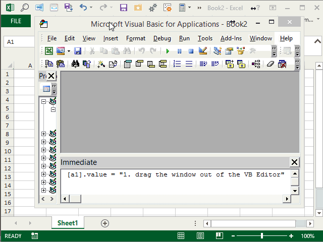 5 Ways to Use VBA Immediate Window - Excel Campus