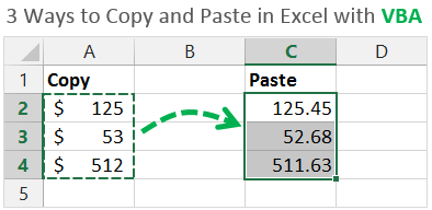 3 Ways to Copy and Paste in Excel with VBA Macros