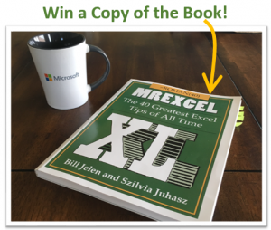 Win a Copy of the Mr Excel 40 Greatest Tips Book