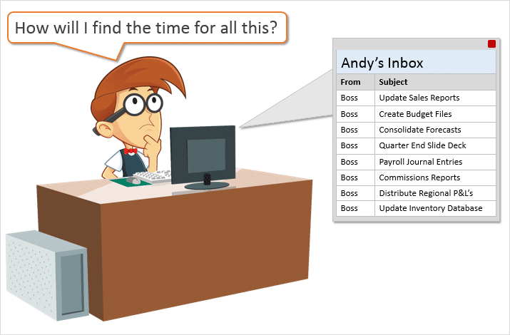 Andy How Will I Find Time For All The Excel Tasks