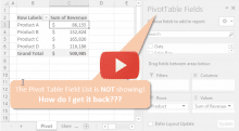Pivot Table Field List Not Showing Youtube Video Thumb
