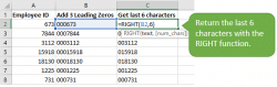 How to Add Leading Zeros to Numbers or Text with Uneven Lengths - Excel ...