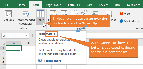 excel keyboard shortcuts cheat sheet