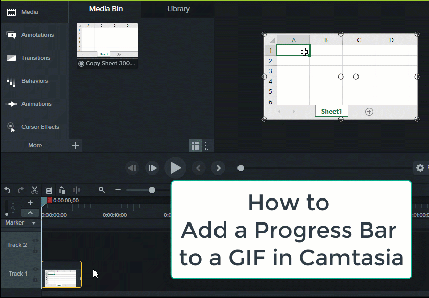 How to Add a Progress Bar to a GIF in Camtasia