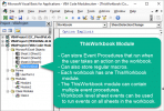 VBA Code Modules & Event Procedures for Sheet & ThisWorkbook