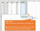 The Excel SUBTOTAL Function - Calculations on Filtered & Visible Cells Only