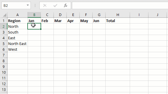 Copy Formula to All Selected Cells Ctrl Enter Shortcut Excel