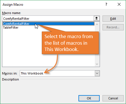 excel macro button not working data validation list