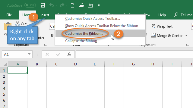 where is my developer tab in excel