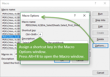 Create Keyboard Shortcuts to Select the First or Last Sheet in Excel ...