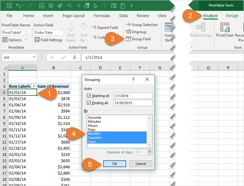 Excel Pivot Table Cannot Group Dates By Month And Year