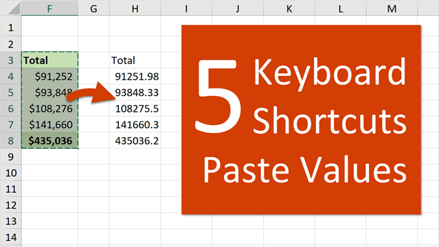 excel keyboard shortcuts mac