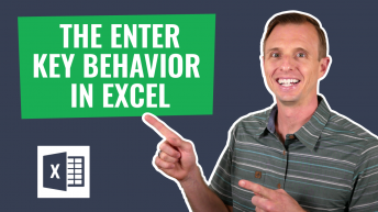 Enter Key Behavior in Excel