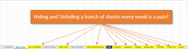 How To Unhide And Rehide Multiple Sheets In Excel Excel Campus