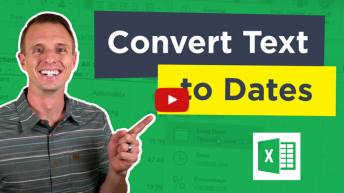 Convert Text to Dates In Excel with Find and Replace