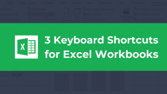 3 Keyboard Shortcuts for Excel Workbooks Thumbnail