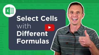 Select Cells with Differences
