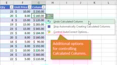 How to Prevent or Disable Auto Fill in Table Formulas - Excel Campus