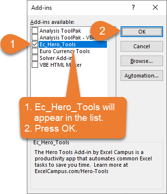 Ec_Hero_Tools Add-in Enabled