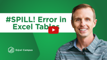 Spill Ranges in Excel Tables