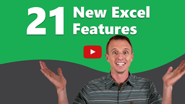21 New Excel Features Released in 2021 - Excel Campus