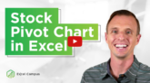 High Low Stock Pivot Chart in Excel