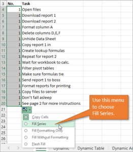 4 Ways To Create Numbered Lists In Excel Excel Campus 4 Ways To Create Numbered Lists In Excel Excel Campus