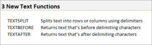 Best Way to Split Text in Excel - TEXTSPLIT versus TEXTBEFORE & AFTER ...