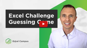 Excel Challenge Guessing Game