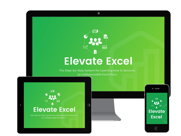 Elevate Excel Logo on Monitors 600
