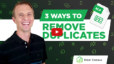 3 Ways to Remove Duplicates