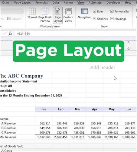 Page Layout