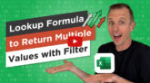 Return Multiple Values with the FILTER Function