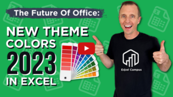 New Microsoft Excel Theme for 2023